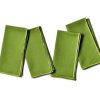 Entertaining Coton Colors by Laura Johnson | Color Block Olive Napkin, Set Of 4