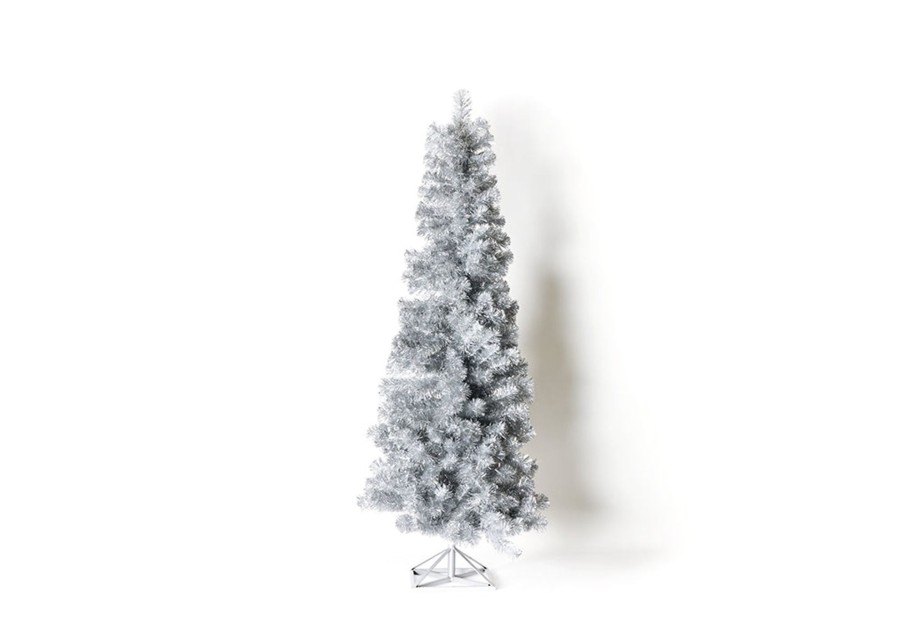 Home Coton Colors by Laura Johnson | 5-Foot Silver Tinsel Tree