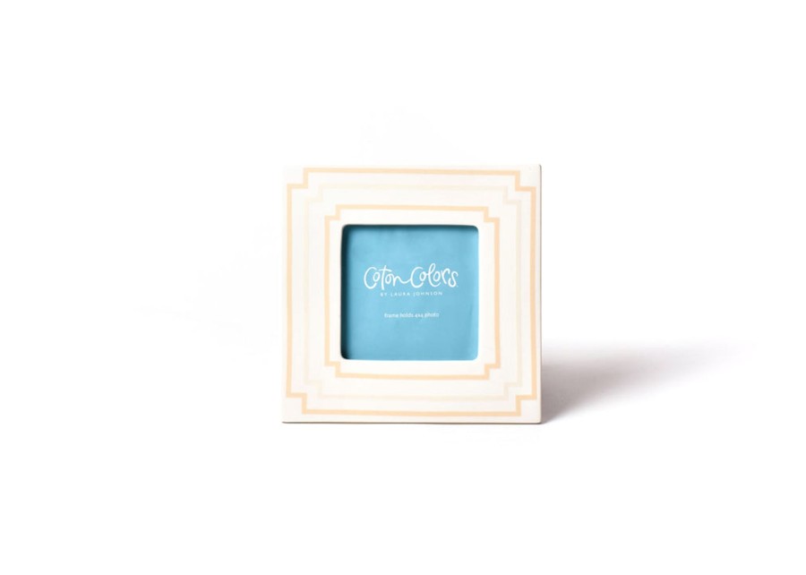 Home Coton Colors by Laura Johnson | Blush Notch Square Frame