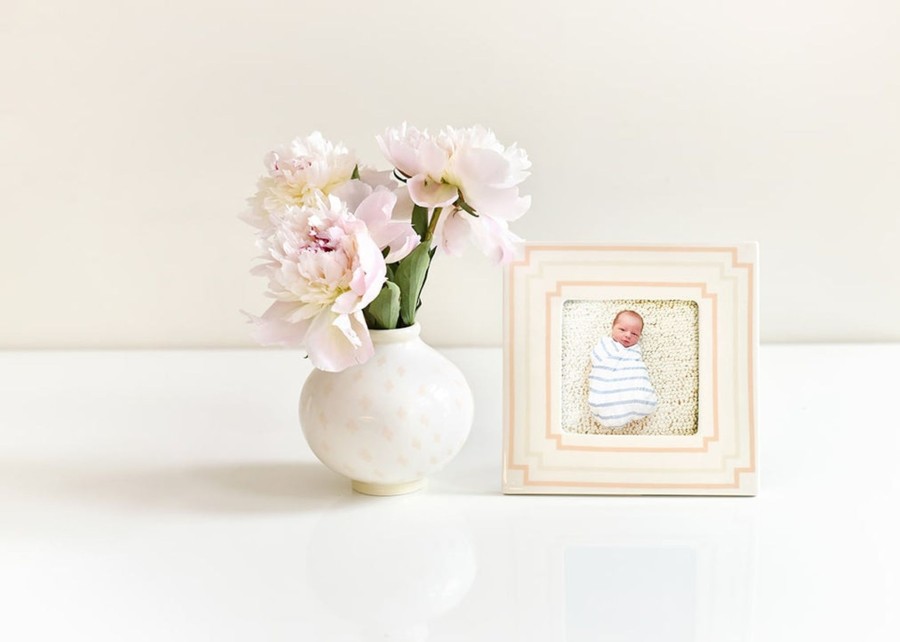 Home Coton Colors by Laura Johnson | Blush Notch Square Frame