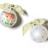 Ornaments Coton Colors by Laura Johnson | Honeymoon Or Bust Glass Ornament