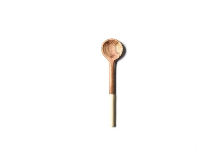 Entertaining Coton Colors by Laura Johnson | Fundamental Ecru Wood Appetizer Spoon