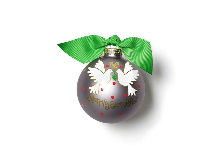 Ornaments Coton Colors by Laura Johnson | Merrily Ever After Glass Ornament