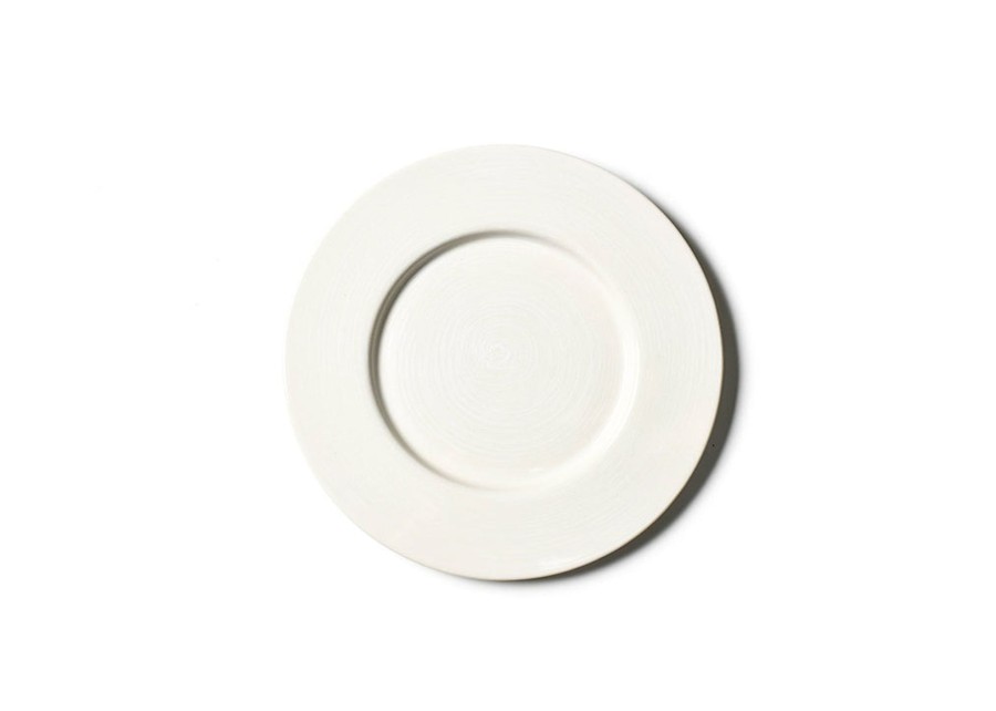 Tabletop Coton Colors by Laura Johnson | Signature White Rimmed Dinner Plate