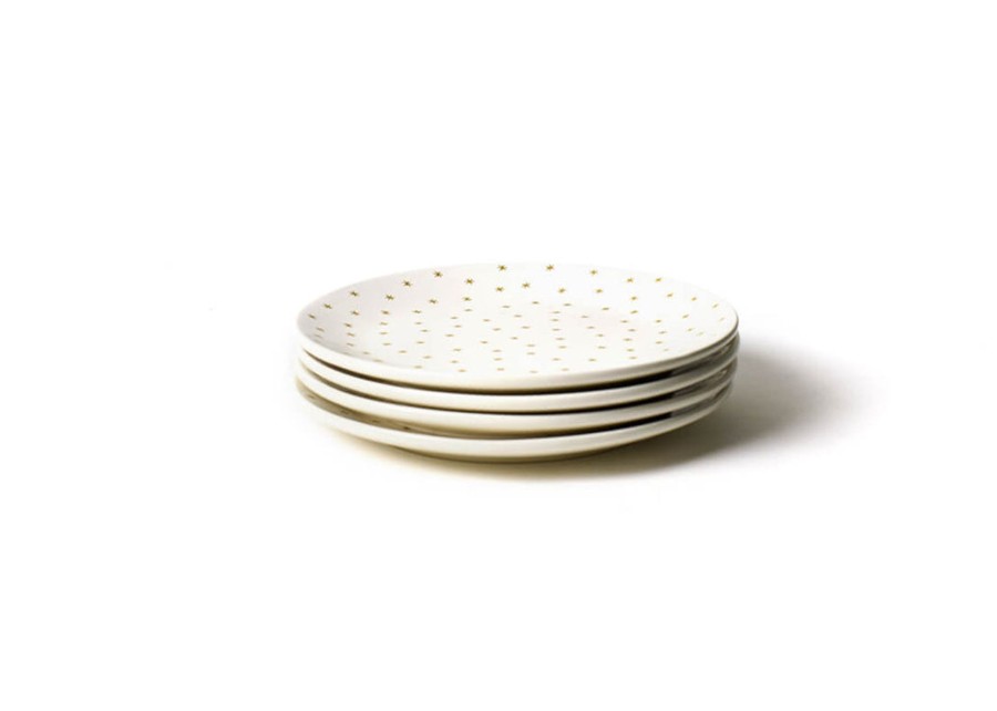 Tabletop Coton Colors by Laura Johnson | Gold Star Dinner Plate, Set Of 4