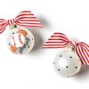 Commemorative Keepsakes Coton Colors by Laura Johnson | Baseball And Bat Glass Ornament