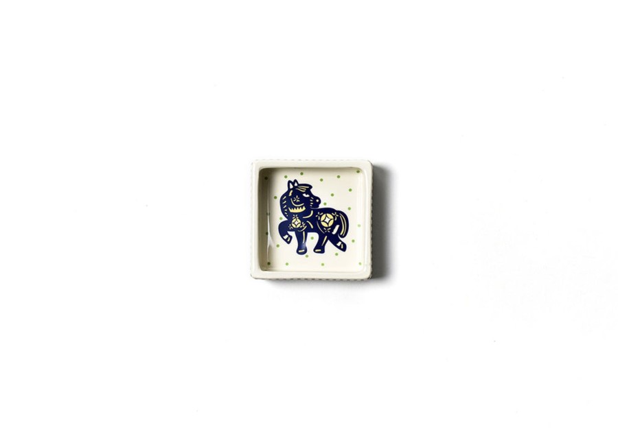 Entertaining Coton Colors by Laura Johnson | Chinese Zodiac Horse Square Trinket Bowl