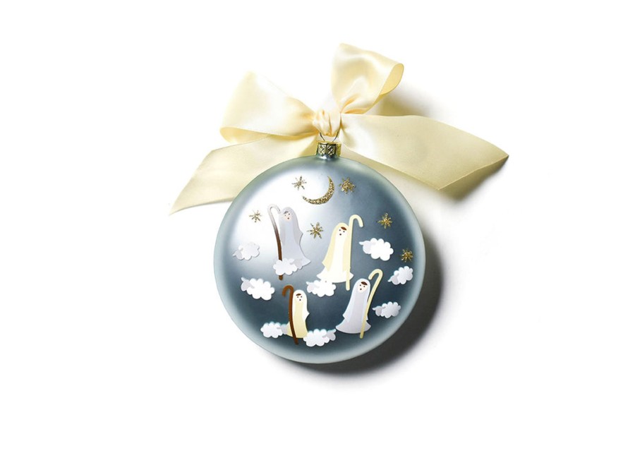 Ornaments Coton Colors by Laura Johnson | Birth Of Christ - Luke 2:8 120Mm Glass Ornament