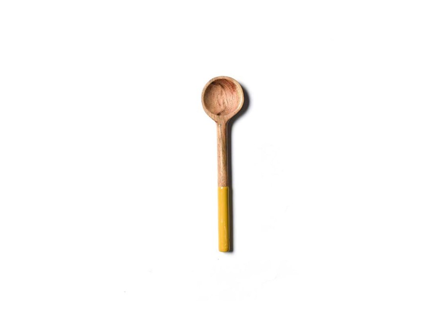 Entertaining Coton Colors by Laura Johnson | Fundamental Brass Wood Appetizer Spoon