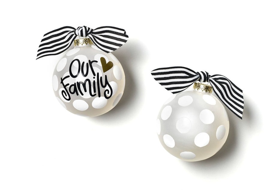 Commemorative Keepsakes Coton Colors by Laura Johnson | Our Family Glass Ornament