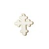 Commemorative Keepsakes Coton Colors by Laura Johnson | Ecru Pinstripe 6" Cross