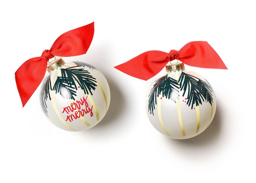 Ornaments Coton Colors by Laura Johnson | Balsam And Berry Glass Ornament