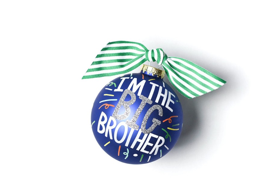 Ornaments Coton Colors by Laura Johnson | Big Brother Popper Glass Ornament