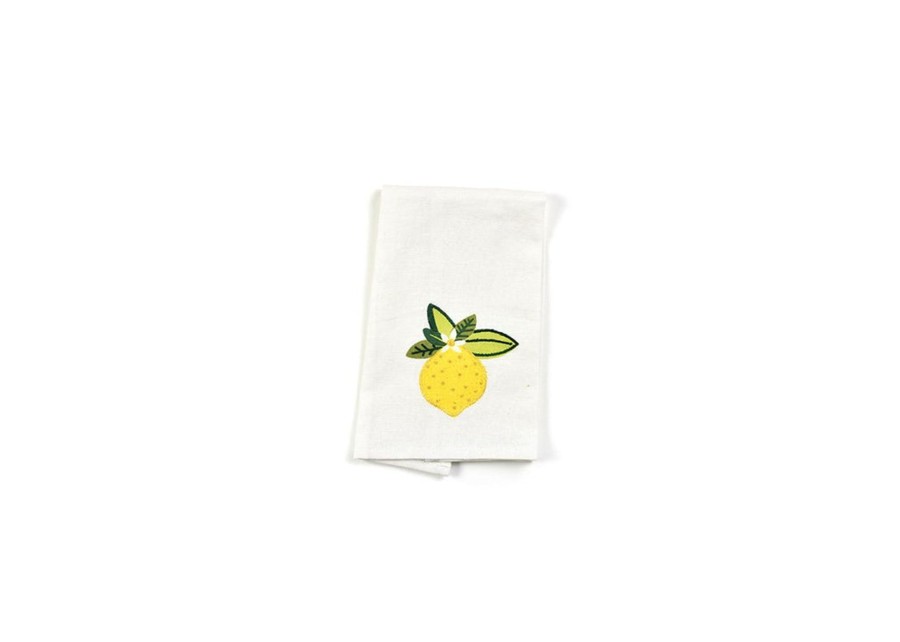 Home Coton Colors by Laura Johnson | Lemon Small Hand Towel