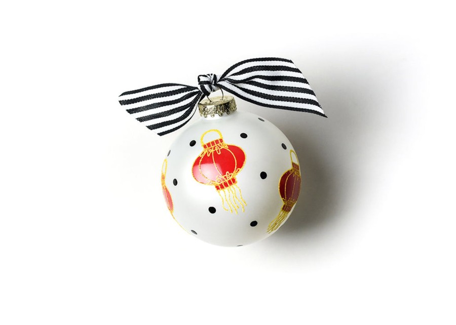 Commemorative Keepsakes Coton Colors by Laura Johnson | Chinese Lanterns Glass Ornament