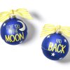 Ornaments Coton Colors by Laura Johnson | I Love You To The Moon And Back Glass Ornament