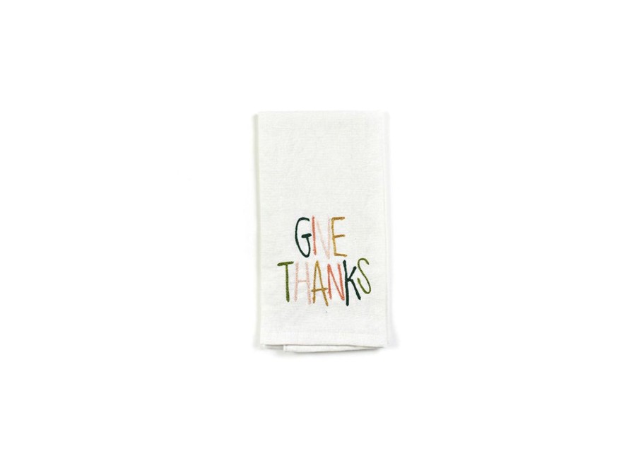 Home Coton Colors by Laura Johnson | Give Thanks Medium Hand Towel