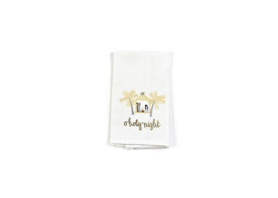 Home Coton Colors by Laura Johnson | Nativity O Holy Night Small Hand Towel, Fair Skin