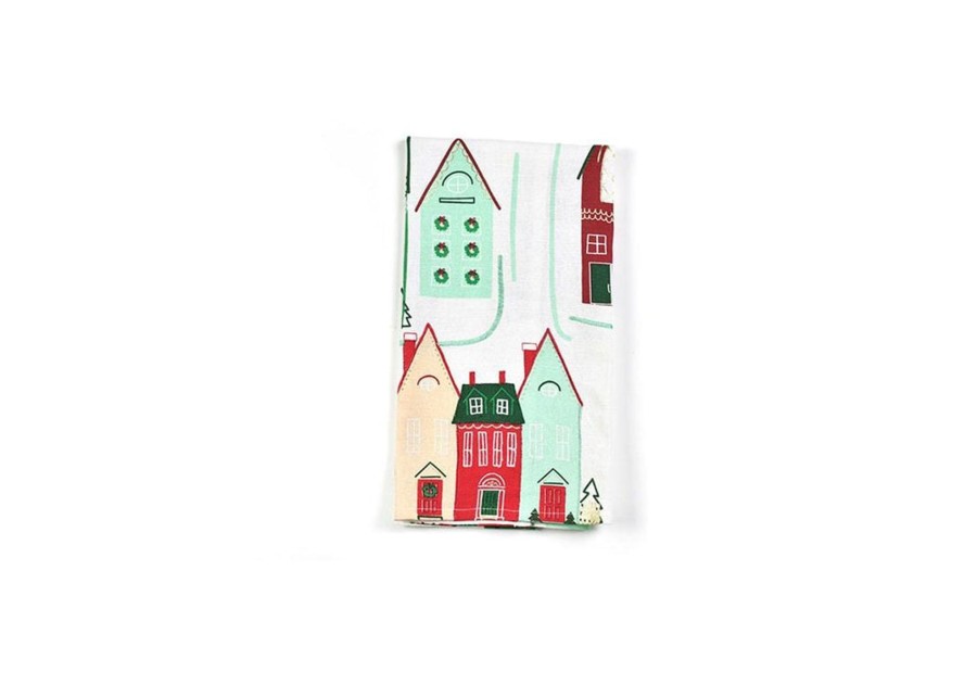 Home Coton Colors by Laura Johnson | Christmas In The Village Homes Large Hand Towel