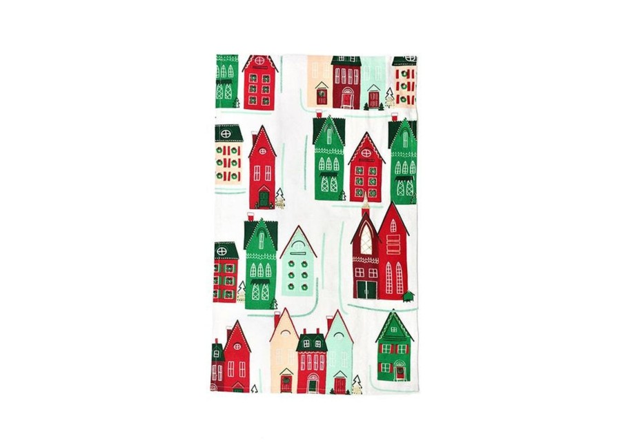 Home Coton Colors by Laura Johnson | Christmas In The Village Homes Large Hand Towel