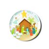 Commemorative Keepsakes Coton Colors by Laura Johnson | Christmas Nativity Melamine Dinner Plate