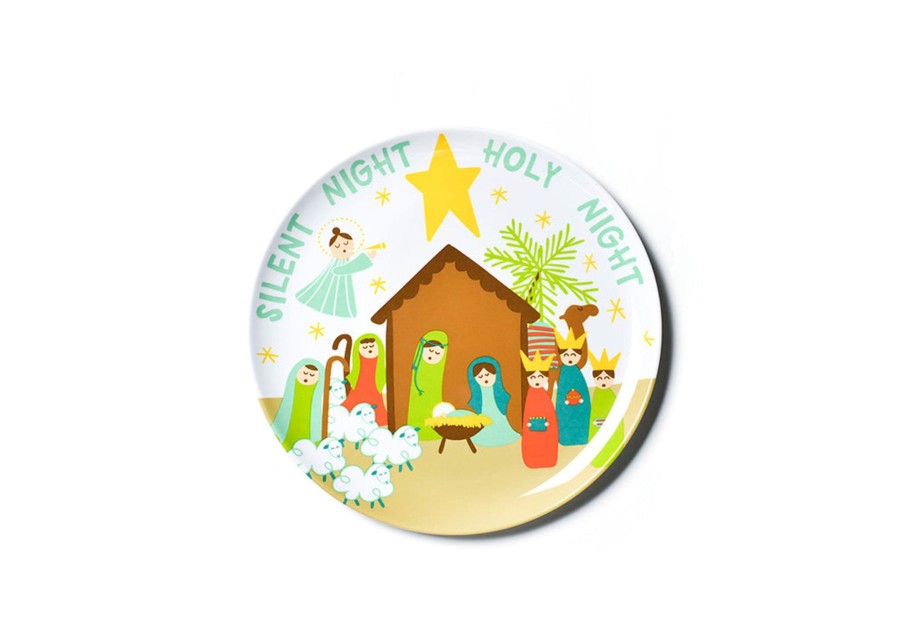 Commemorative Keepsakes Coton Colors by Laura Johnson | Christmas Nativity Melamine Dinner Plate