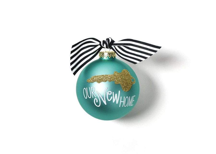 Commemorative Keepsakes Coton Colors by Laura Johnson | Key To Our New Home Glass Ornament