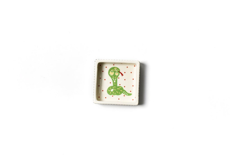 Entertaining Coton Colors by Laura Johnson | Chinese Zodiac Snake Square Trinket Bowl