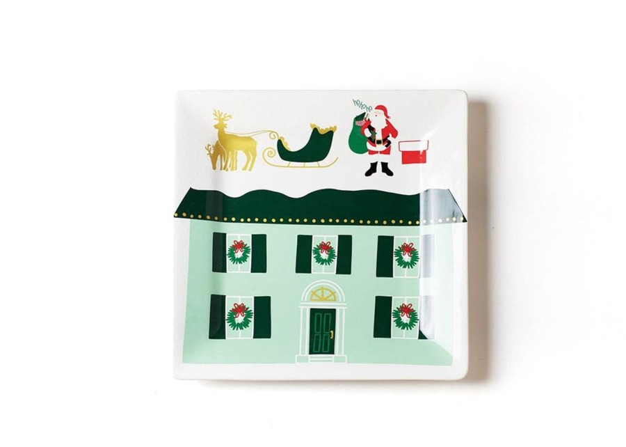 Entertaining Coton Colors by Laura Johnson | Christmas In The Village Rooftop Square Platter