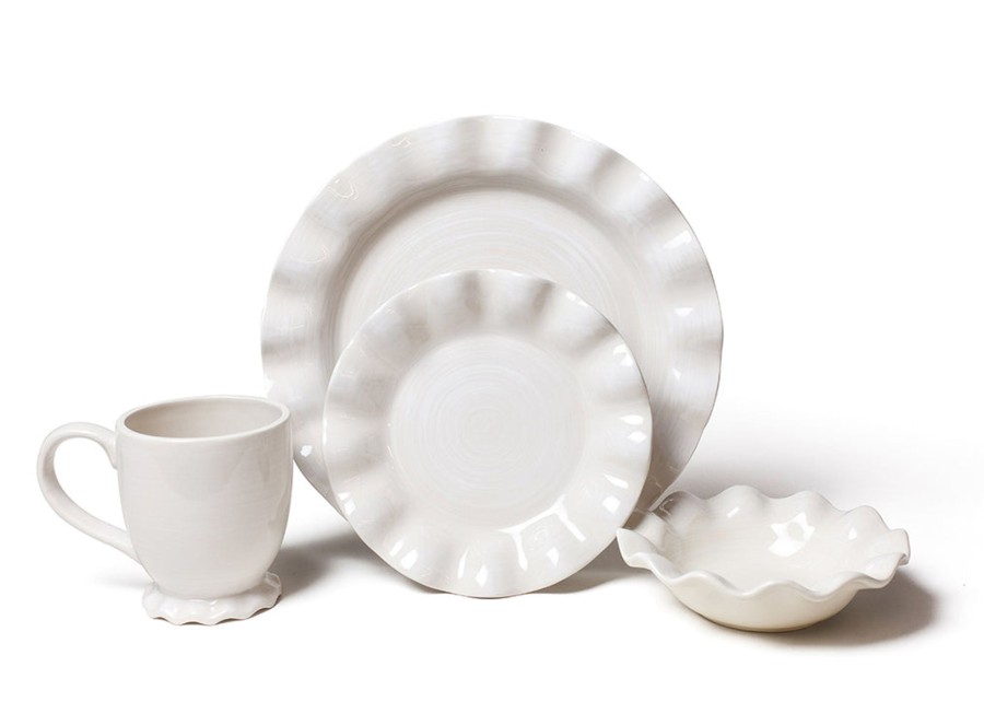 Tabletop Coton Colors by Laura Johnson | Signature White 4 Piece Place Setting