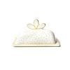 Entertaining Coton Colors by Laura Johnson | Deco Gold Scallop Knob Butter Dish