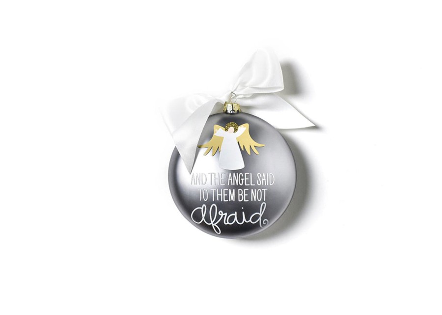 Ornaments Coton Colors by Laura Johnson | The Birth Of Christ Glass Ornament - Luke 2:10