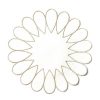 Entertaining Coton Colors by Laura Johnson | Deco Gold Scallop Round Placemat, Set Of 4