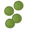 Tabletop Coton Colors by Laura Johnson | Olive Color Block Round Placemat Set Of 4