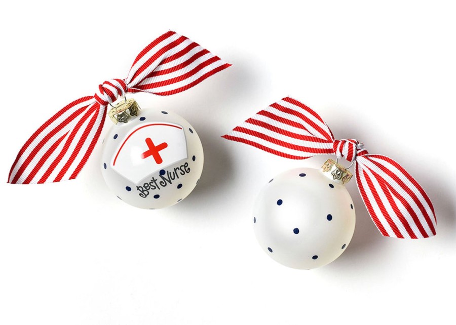 Commemorative Keepsakes Coton Colors by Laura Johnson | Nurse Glass Ornament