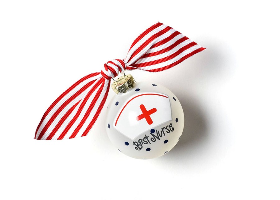 Commemorative Keepsakes Coton Colors by Laura Johnson | Nurse Glass Ornament