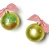 Ornaments Coton Colors by Laura Johnson | Tangled Christmas Lights Glass Ornament