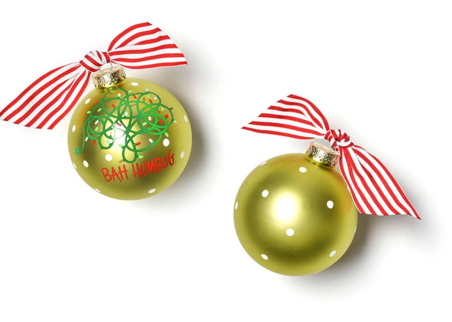 Ornaments Coton Colors by Laura Johnson | Tangled Christmas Lights Glass Ornament