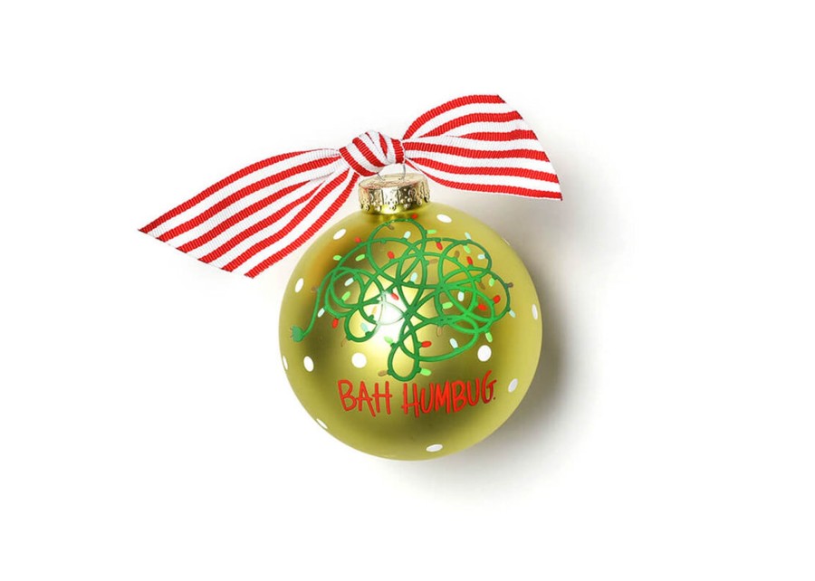 Ornaments Coton Colors by Laura Johnson | Tangled Christmas Lights Glass Ornament