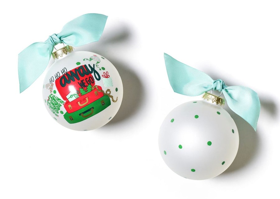 Ornaments Coton Colors by Laura Johnson | Away We Go Glass Ornament