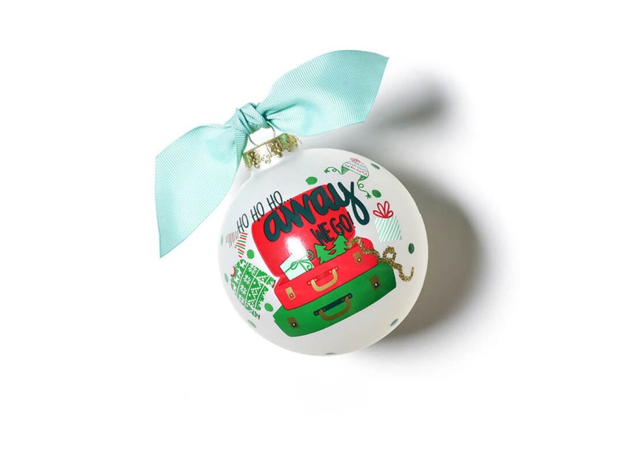 Ornaments Coton Colors by Laura Johnson | Away We Go Glass Ornament