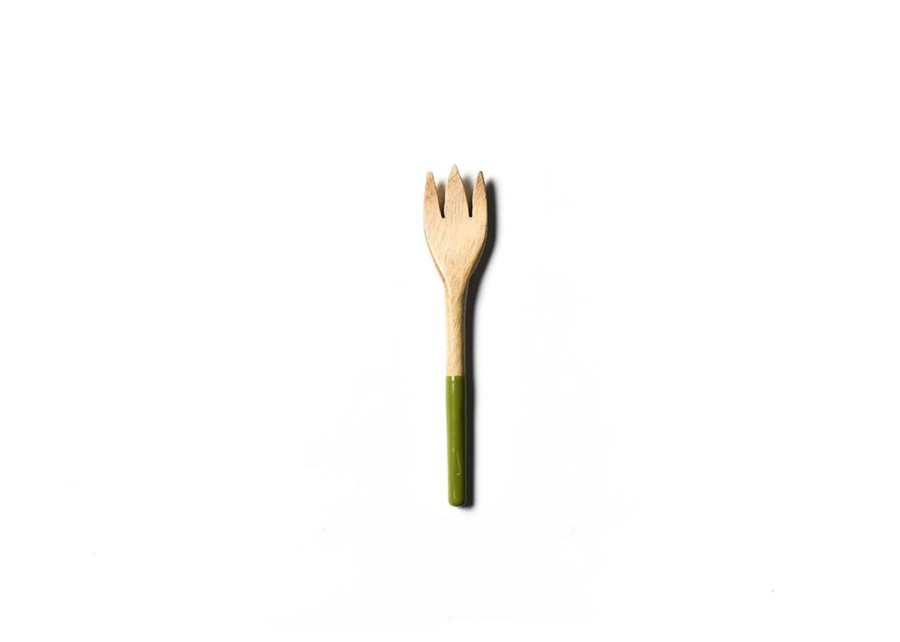 Entertaining Coton Colors by Laura Johnson | Fundamental Olive Wood Appetizer Fork