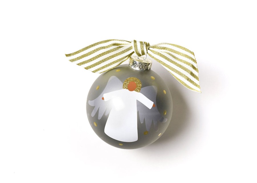 Ornaments Coton Colors by Laura Johnson | Forever In Our Hearts Glass Ornament, Brown Skin