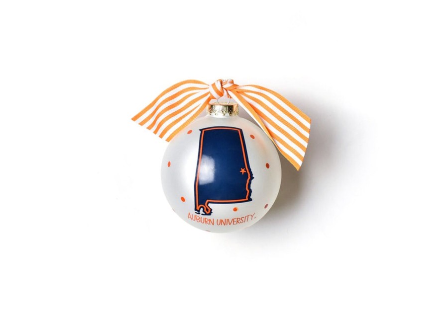 Commemorative Keepsakes Coton Colors by Laura Johnson | Auburn University State Glass Ornament