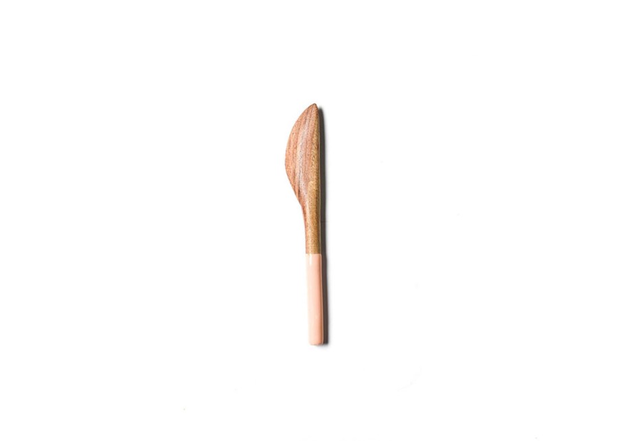 Entertaining Coton Colors by Laura Johnson | Fundamental Blush Wood Appetizer Spreader