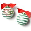 Commemorative Keepsakes Coton Colors by Laura Johnson | Cheers To A Great Year Glass Ornament