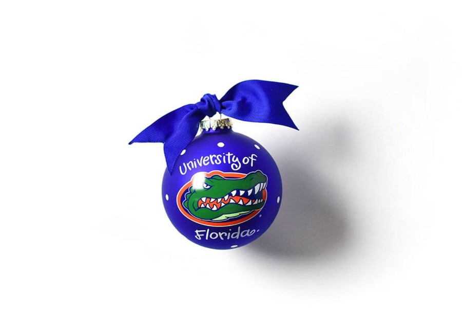 Ornaments Coton Colors by Laura Johnson | Florida Mascot Glass Ornament