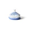 Entertaining Coton Colors by Laura Johnson | Iris Blue Burst Round Butter Dish