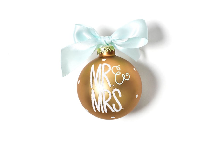 Ornaments Coton Colors by Laura Johnson | Mr. & Mrs. Glass Ornament