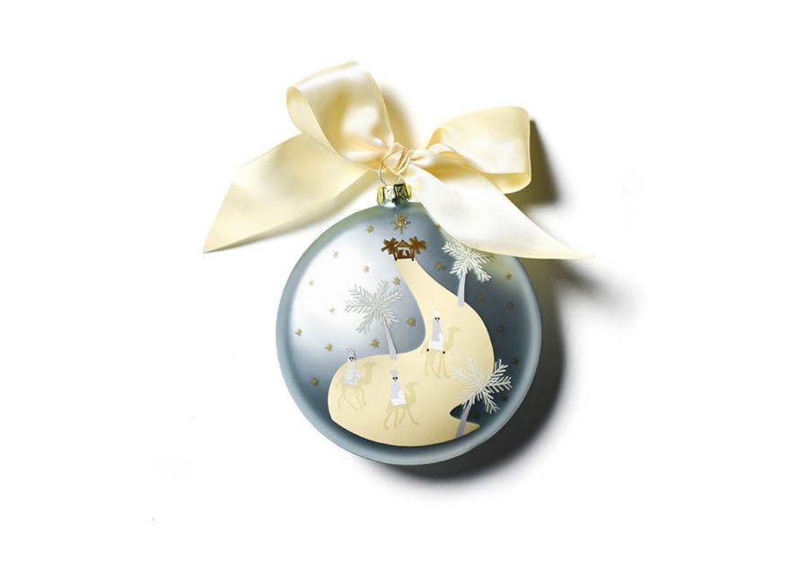 Ornaments Coton Colors by Laura Johnson | Birth Of Christ - Luke 2:11 120Mm Glass Ornament